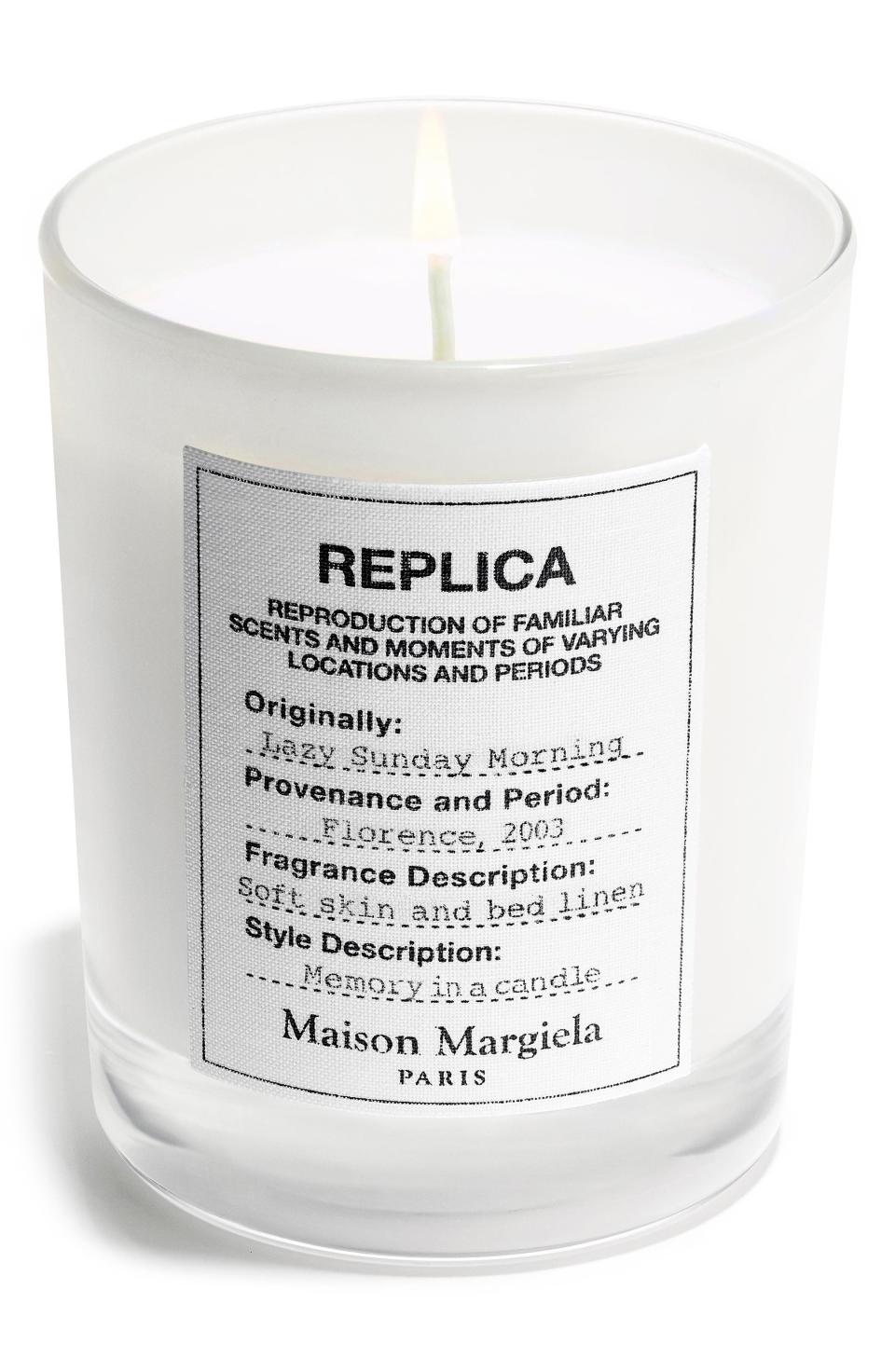 Replica Lazy Sunday Morning Candle