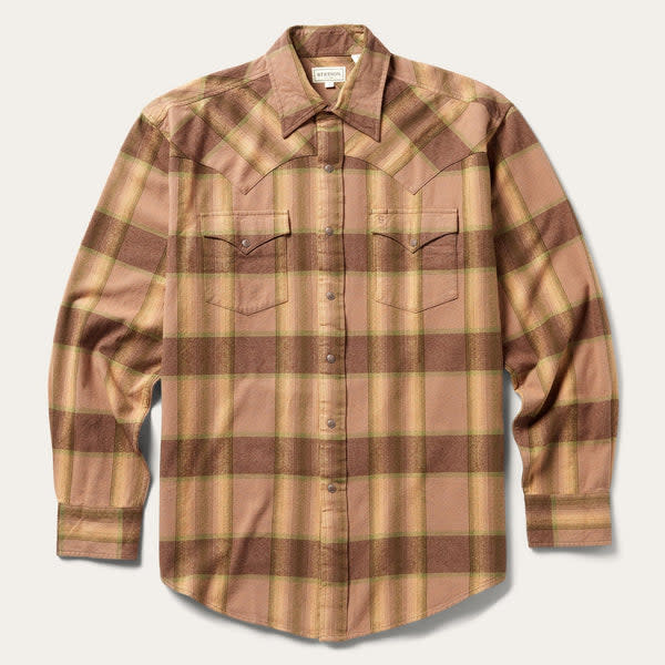 <p><a href="https://stetson.com/collections/mens-shirts-flannel/products/flannel-western-shirt-in-brown-brown" rel="nofollow noopener" target="_blank" data-ylk="slk:Shop Now;elm:context_link;itc:0;sec:content-canvas" class="link ">Shop Now</a></p><p>Flannel Western Shirt In Brown</p><p>stetson.com</p><p>$85.00</p>