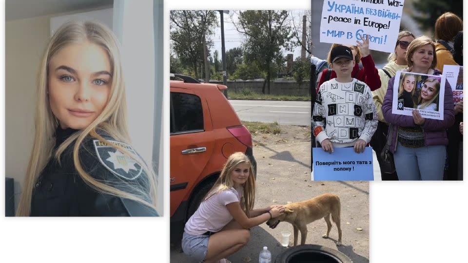 Mariana Checheliuk, a former police officer and animal welfare volunteer, has been relocated at least six times across Russia and occupied Ukraine since she was detained two years ago outside of Mariupol. - Checheliuk Family/Getty Images