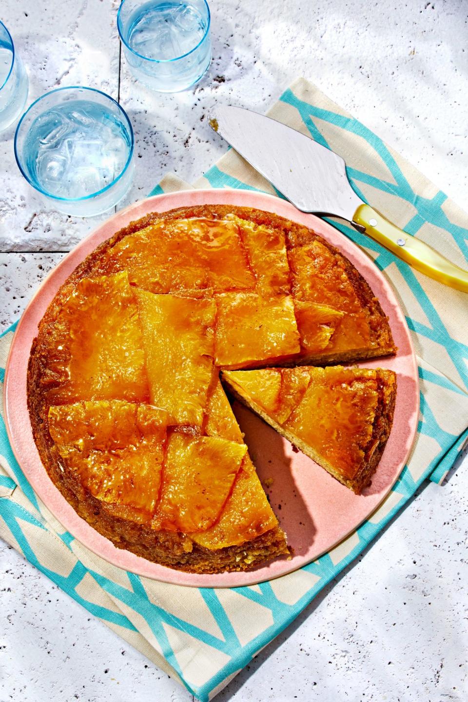 Pineapple-Ginger Upside-Down Cake