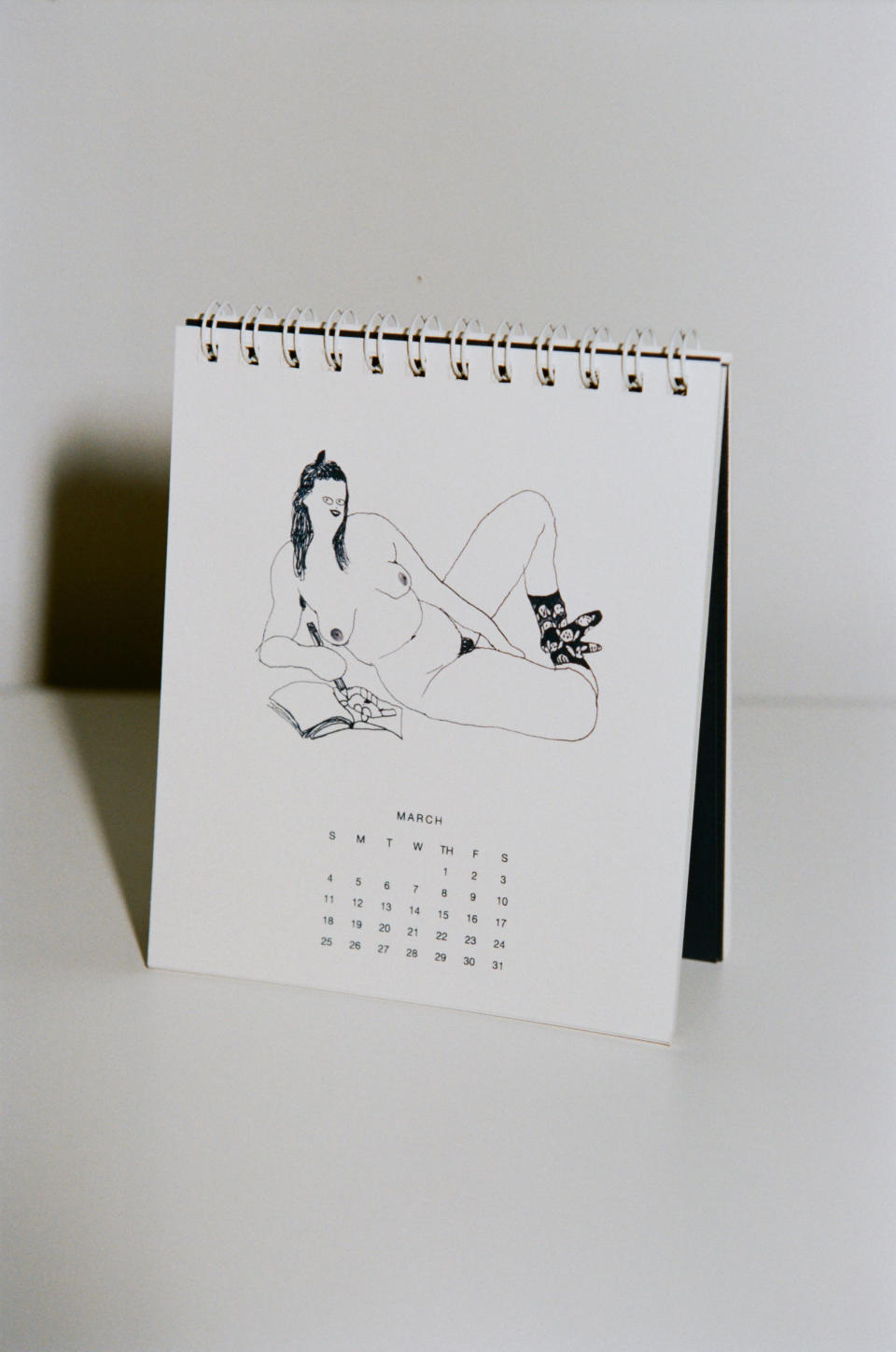 Illustrations from the 2018 Kara desk calendar. (Photo: Kara)