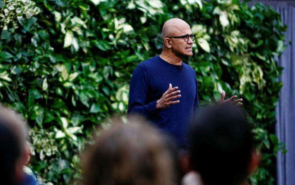 Microsoft, led by chief executive Satya Nadella, said it had been carbon neutral since 2012 but that this was not enough - REUTERS