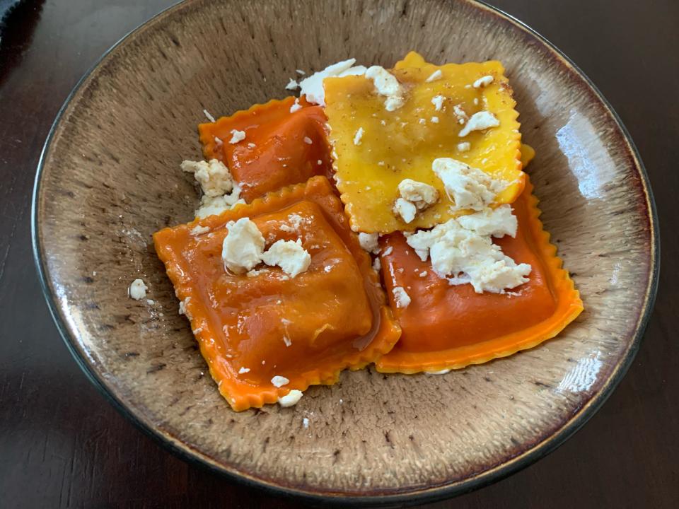 pumpkin ravioli