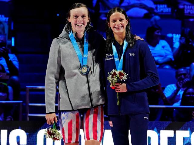 Katie Ledecky welcomed a 15-year-old breakout star to USA