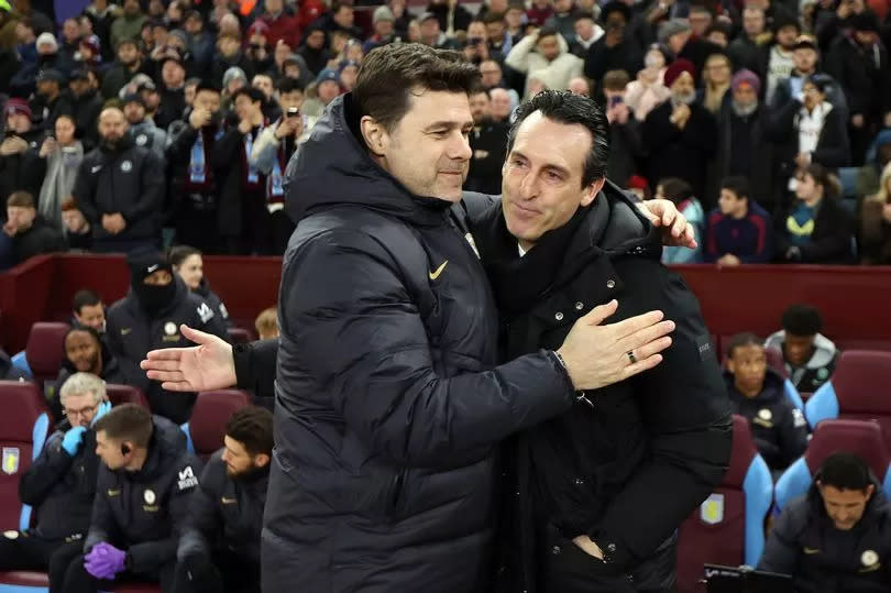 Unai Emery and Mauricio Pochettino