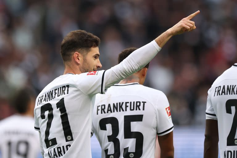 Lucas Alario, en su segunda temporada con la camiseta de Eintracht Frankfurt