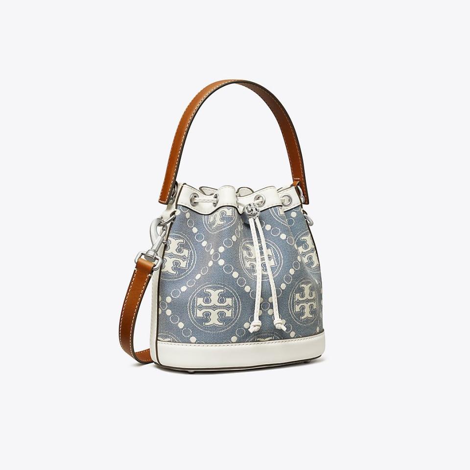 <p><a href="https://go.redirectingat.com?id=74968X1596630&url=https%3A%2F%2Fwww.toryburch.com%2Fen-us%2Fhandbags%2Fcrossbody-bags%2Ft-monogram-denim-bucket-bag%2F143535.html&sref=https%3A%2F%2F" rel="nofollow noopener" target="_blank" data-ylk="slk:Shop Now;elm:context_link;itc:0;sec:content-canvas" class="link ">Shop Now</a></p><p>T Monogram Denim Bucket Bag</p><p>toryburch.com</p><p>$468.00</p><span class="copyright">Tory Burch</span>