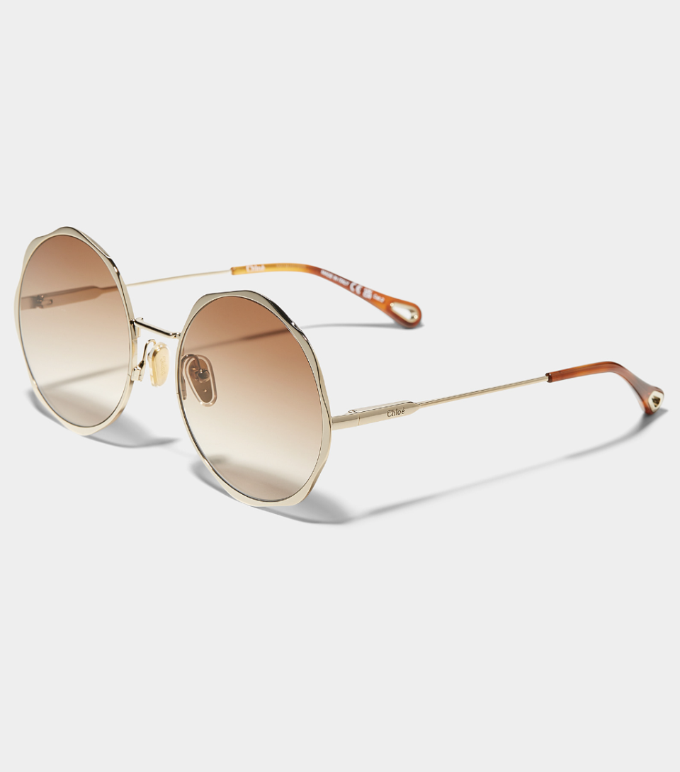 Chloé Honoré Round Sunglasses (photo via Simons)