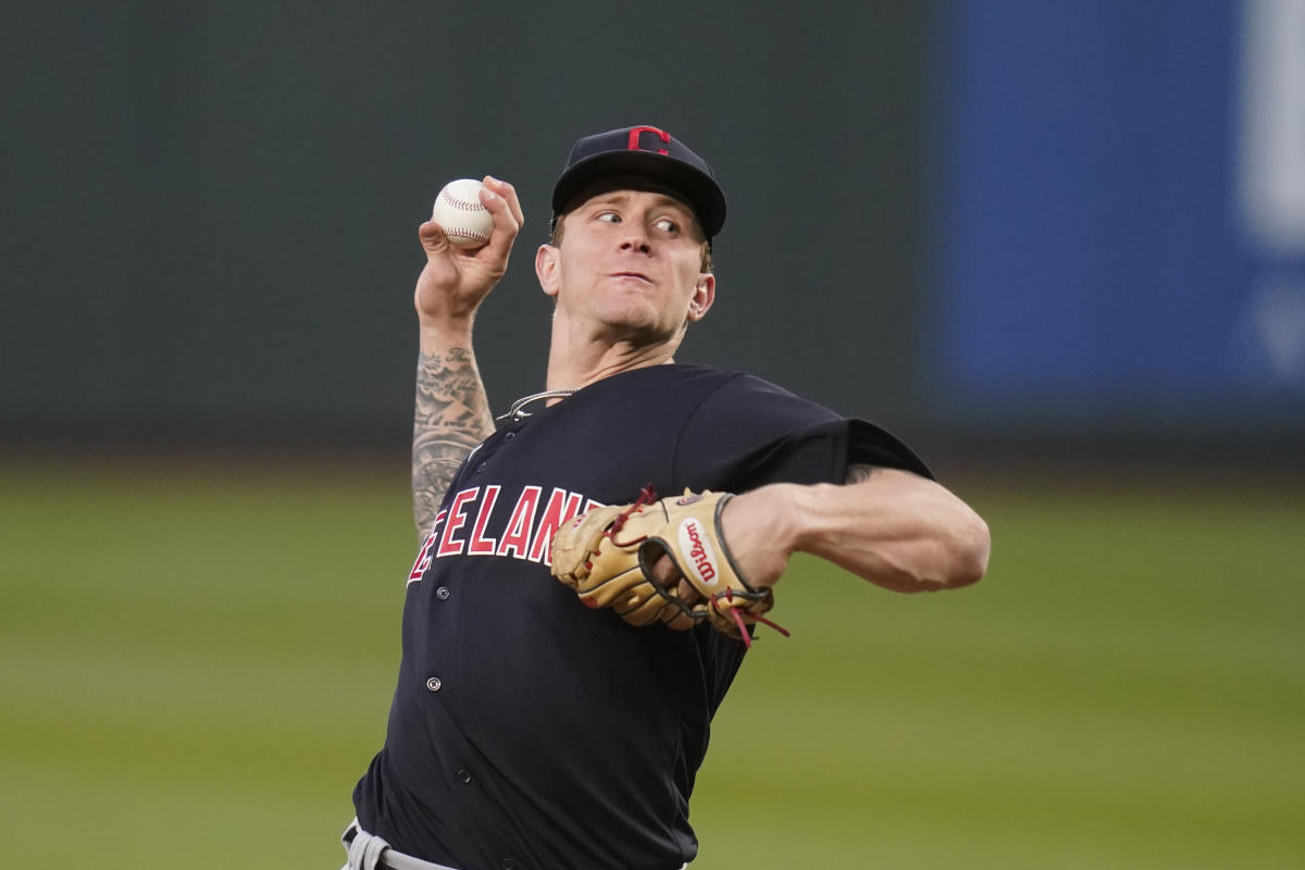 Cleveland Guardians news: Zach Plesac broke his hand punching the mound  because of course he did - Covering the Corner