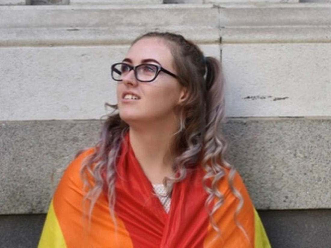 Undated family handout photo of Jodie Chesney, 17, at the Pride London 2018 event: PA