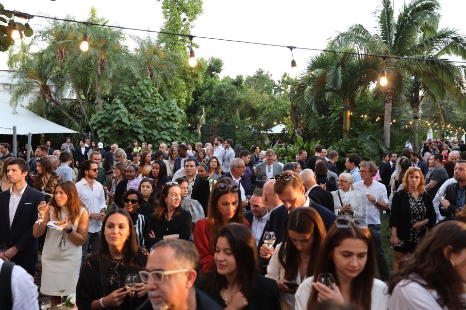 The scene at the Miami Beach Botanical Garden