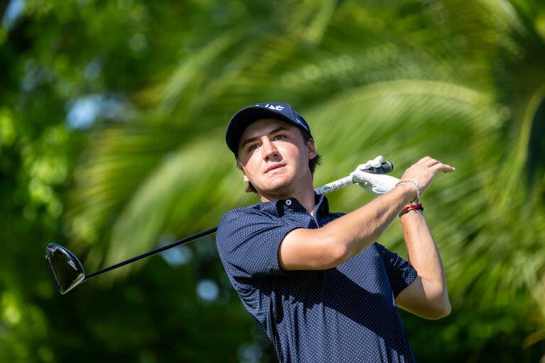 Vicente Marzilio, el argentino mejor clasificado en el Latin America Amateur Championship en el Santa María Golf Club de Panamá.