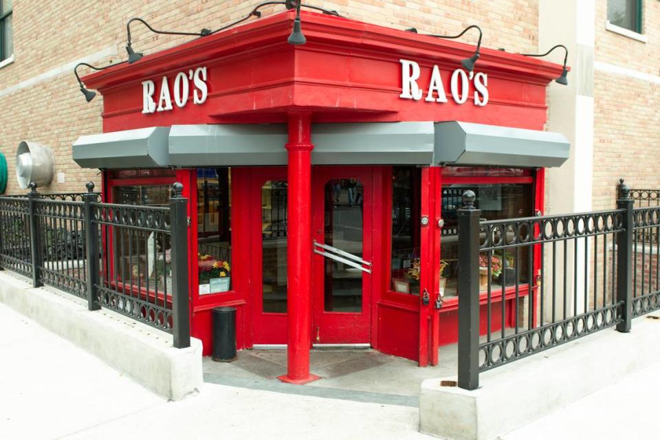 The original Rao’s Italian restaurant in East Harlem.