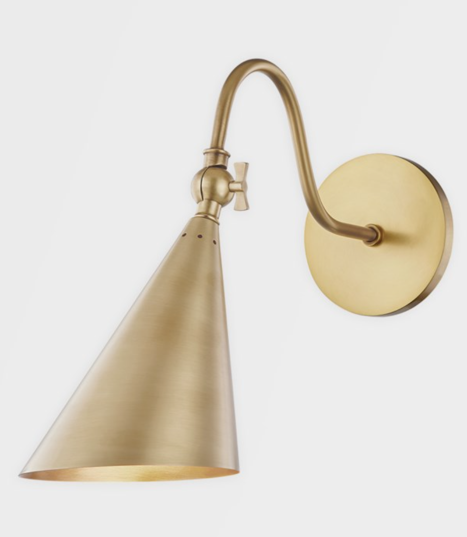 gold sconce