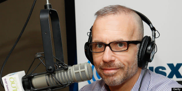 NEW YORK, NY - NOVEMBER 06:  SiriusXM OutQ host/Editor-at-Large, Huffington Post Gay Voices, Michelangelo Signorile talks to voters/listeners across the country on election day at SiriusXM Studios on November 6, 2012 in New York City.  (Photo by Cindy Ord/Getty Images) (Photo: )