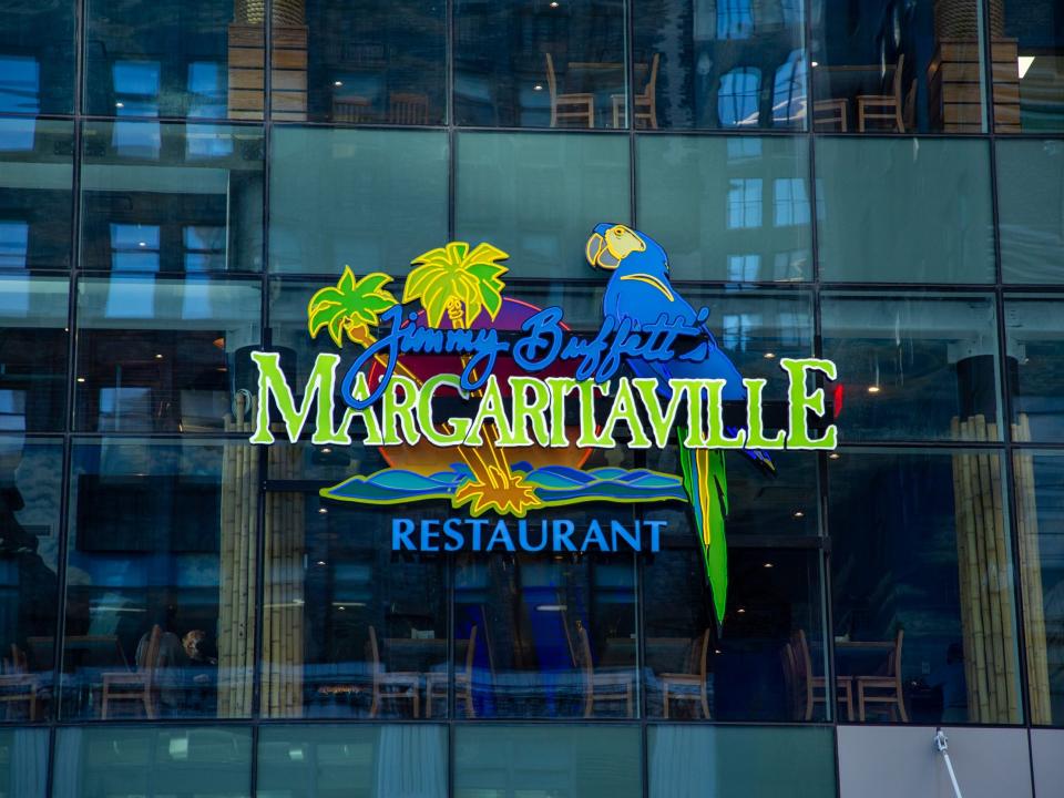 the exterior of the Margaritaville Resort Times Square building