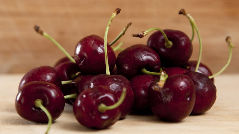 overripe cherries