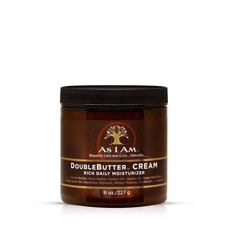 Her next recommendations work perfectly together for conditioning, defining and styling hair. "The DoubleButter and Curling Jelly work great to define curls and for twist-out hairstyles," she said. "The hair feels soft and also looks shiny. Use this with a hooded dryer and &mdash; amazing!&rdquo;<br /><br /><a href="https://asiamnaturally.com/products/doublebutter-cream?variant=327696089106"><strong>As I Am DoubleButter Cream, $28</strong></a>