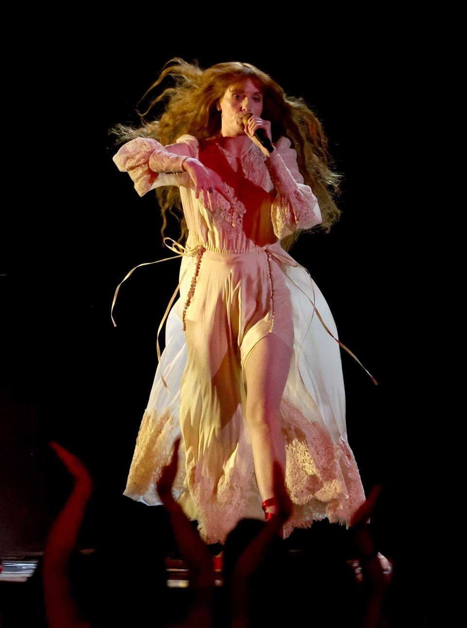 LAS VEGAS, NEVADA - MAY 15: Florence Welch of Florence + the Machine performs onstage during the 2022 Billboard Music Awards at MGM Grand Garden Arena on May 15, 2022 in Las Vegas, Nevada. (Photo by Ethan Miller/Getty Images)