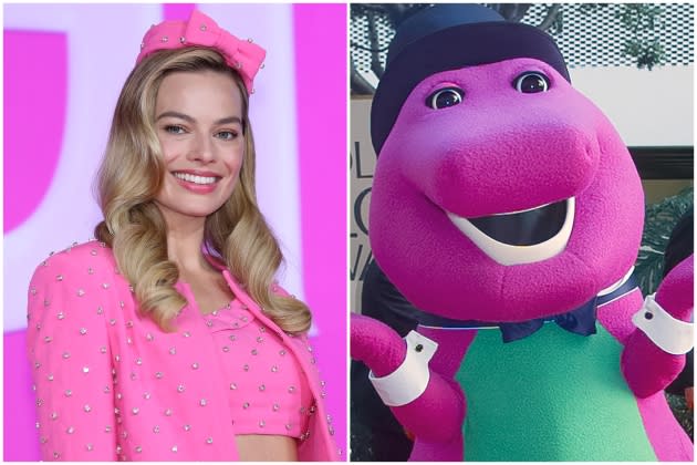 Barbie-Barney-1 - Credit: Han Myung-Gu/WireImage; Bob Riha, Jr./Getty Images