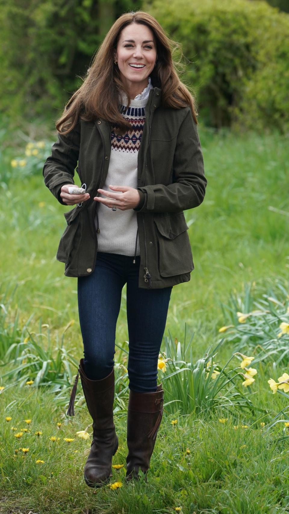 Kate Middleton's country girl look