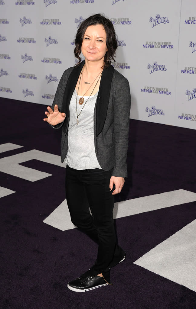 Justin Bieber Never Say Never LA Premiere 2011 Sara Gilbert