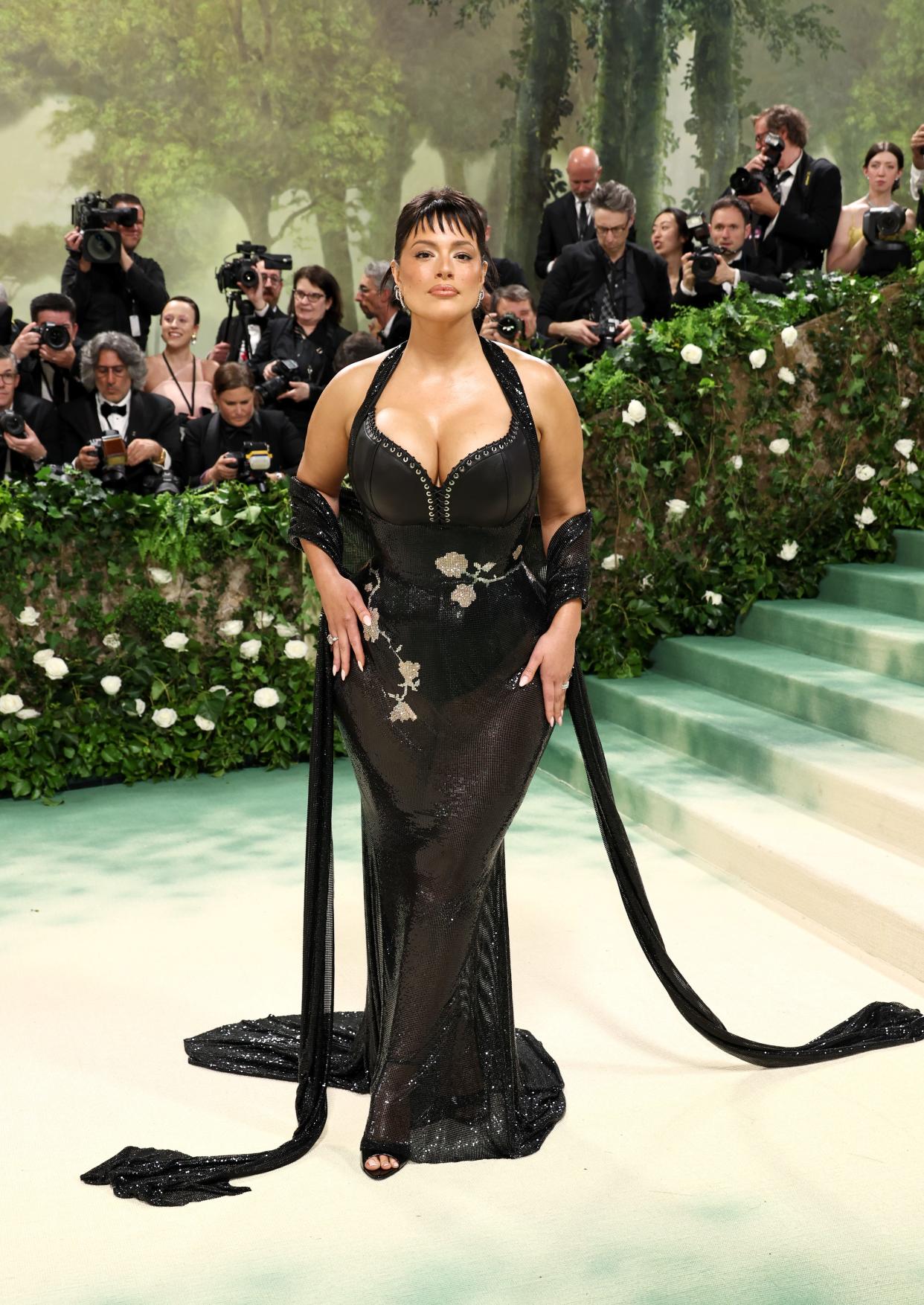 Ashley Graham attends The 2024 Met Gala Celebrating "Sleeping Beauties: Reawakening Fashion" at The Metropolitan Museum of Art on May 6, 2024 in New York City.