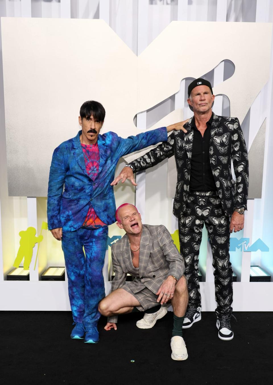 <div class="inline-image__title">Red Hot Chili Peppers</div> <div class="inline-image__caption"><p>Red Hot Chili Peppers show excellent red carpet artistry. Adore them.</p></div> <div class="inline-image__credit">Dia Dipasupil/Getty</div>