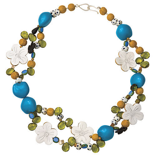 Blue-and-Yellow Necklace