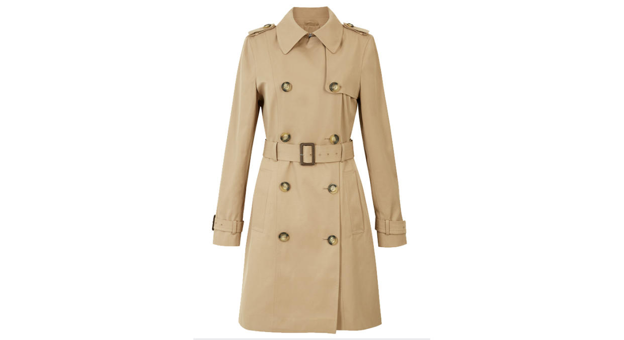 Double Breasted Trench Coat