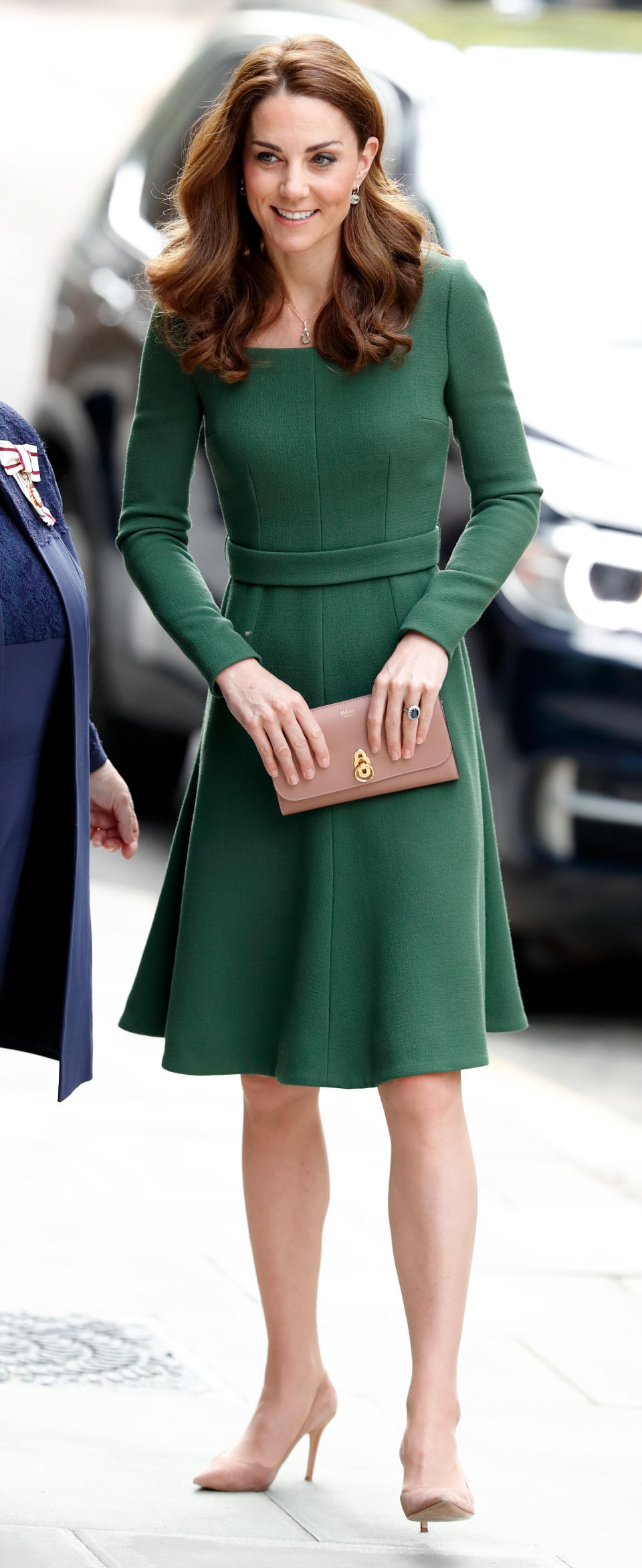 The duchess arrives to officially open the new Anna Freud Centre Of Excellence in London on May 1.