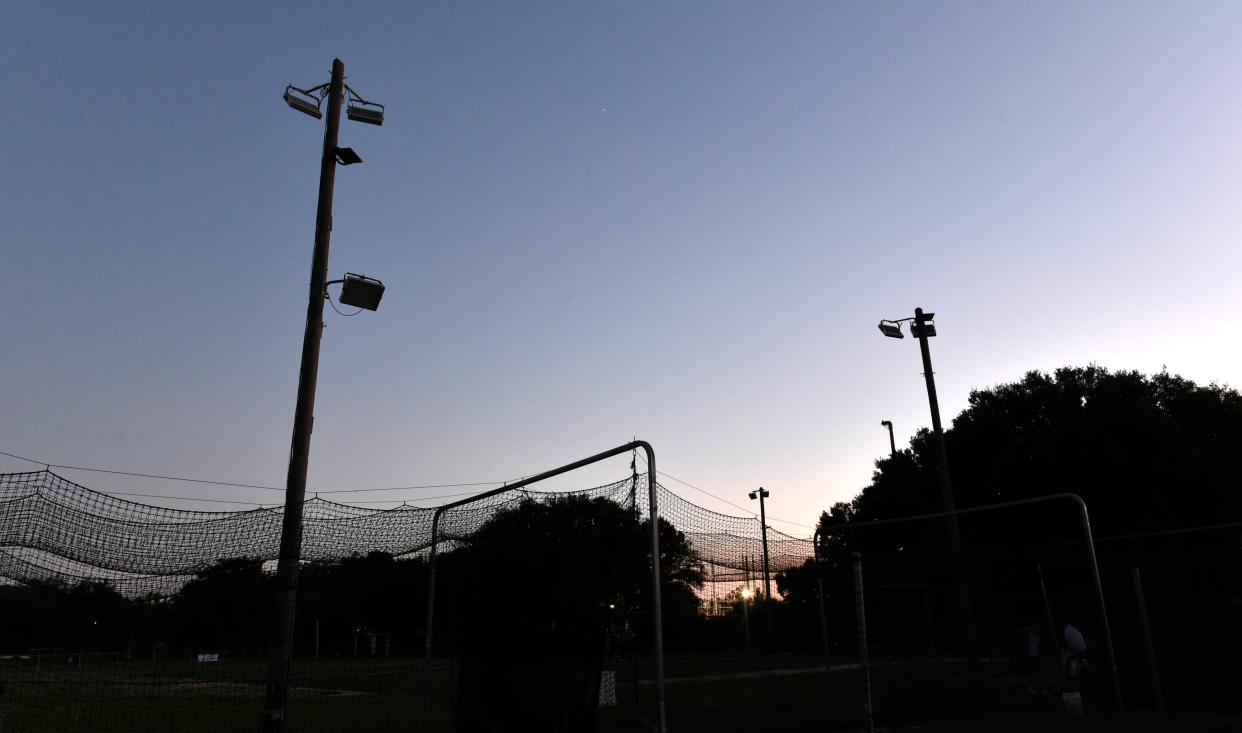 A youth baseball field is at the center of a dispute between county officials and an adjacent neighborhood. Country Creek's homeowner's association has accused the county of not following the building and zoning code after the lights glared into homes in the development.