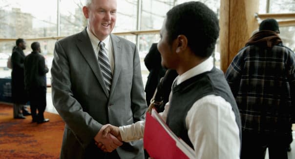 Employment Seekers Attend Job Fair In Washington DC