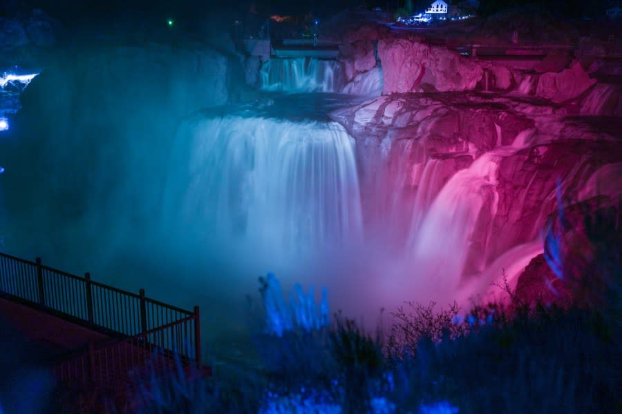 Shoshone Falls After Dark returns for the month of May. (Southern Idaho Tourism)