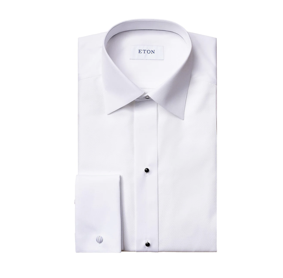 <p><a href="https://go.redirectingat.com?id=74968X1596630&url=https%3A%2F%2Fwww.saksfifthavenue.com%2Fproduct%2Feton-formal-button-down-shirt-0400014705675.html&sref=https%3A%2F%2Fwww.esquire.com%2Fstyle%2Fmens-fashion%2Fg19851288%2Fwedding-dress-code-guide-men%2F" rel="nofollow noopener" target="_blank" data-ylk="slk:Shop Now;elm:context_link;itc:0;sec:content-canvas" class="link ">Shop Now</a></p><p>Contemporary-Fit Piqué Bib Dress Shirt</p><p>saksfifthavenue.com</p><p>$295.00</p>