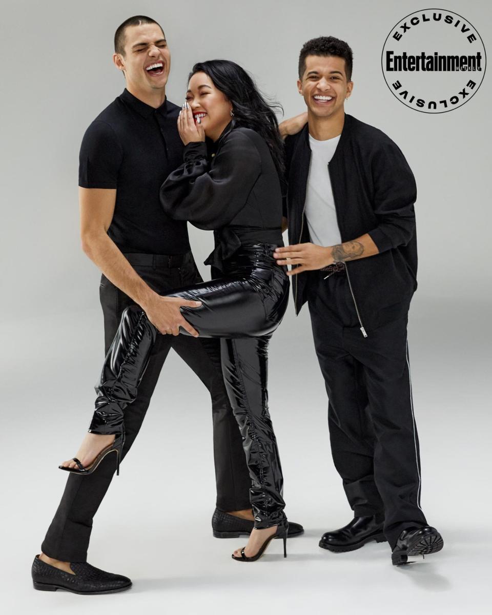 Noah Centineo, Lana Condor, and Jordan Fisher