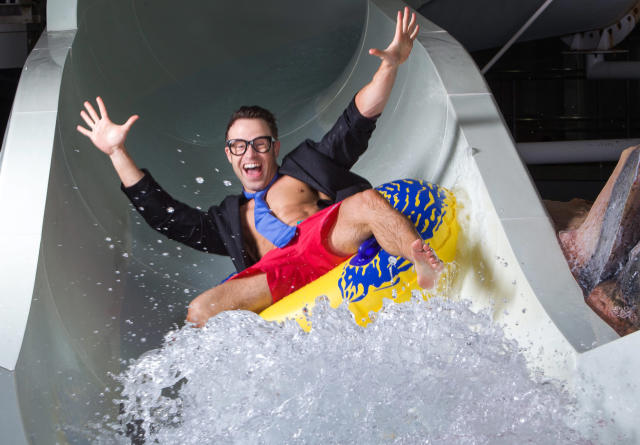 The most fun job in the world? Water slide tester wanted - must be willing  to travel