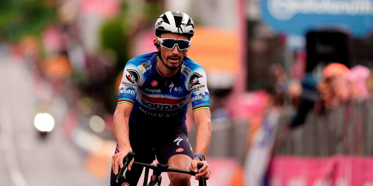 Julian Alaphilippe au Tour d’Italie 2024. - Credit:Massimo Paolone/LaPresse/Shutter/SIPA