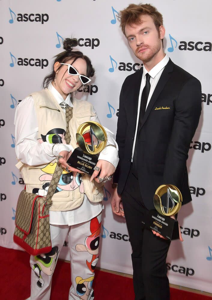 Billie Eilish and Finneas O'Connell. | Lester Cohen/Getty