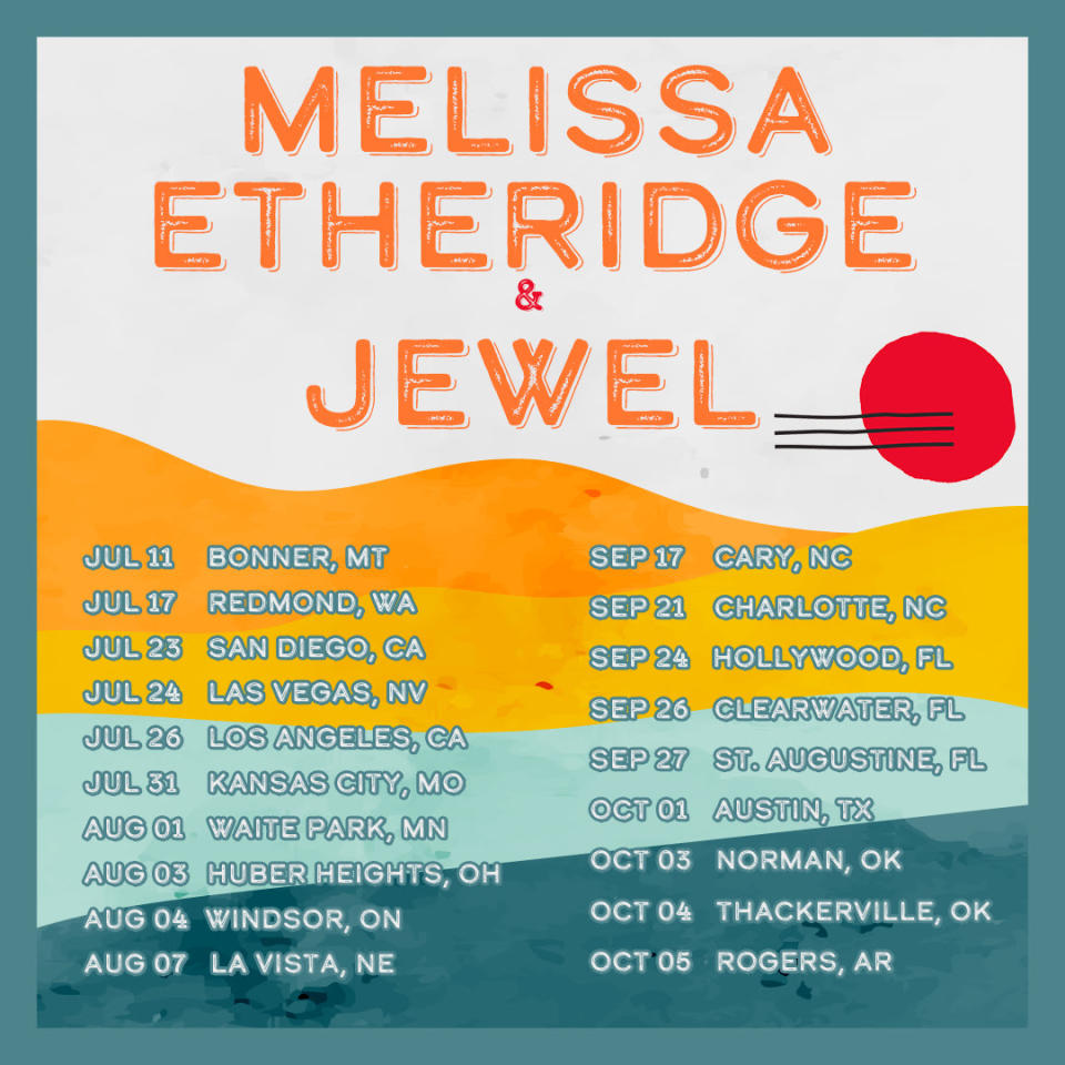 melissa etheridge jewel 2024 tour dates