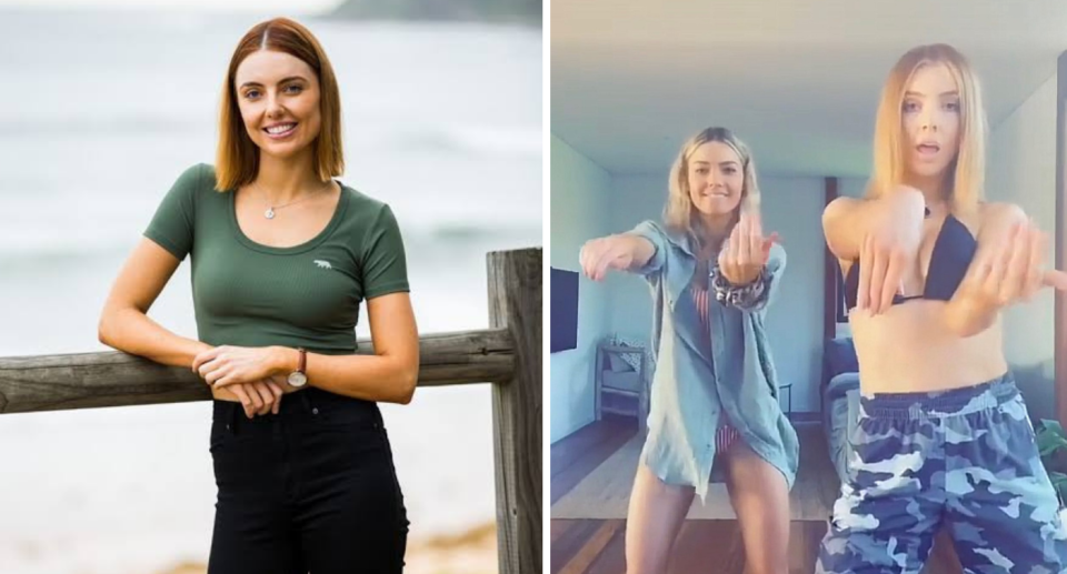 Maddy Jevic and Sam Frost (The Bachelorette, Season 1), who starred together on Home and Away, developed a close friendship during their time together on the show. Photo: Instagram