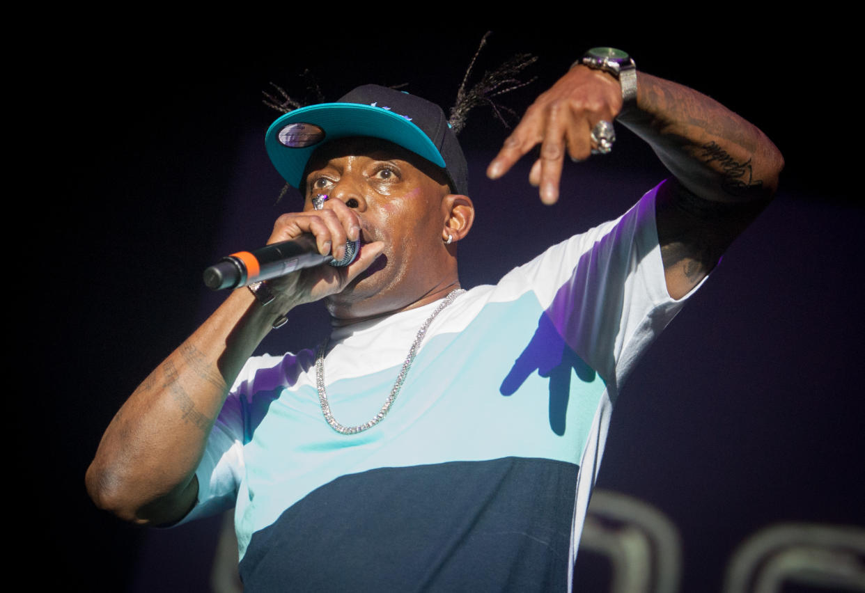 Coolio live on stage during I Love The 90’s show at Arena Birmingham in Birmingham, UK. Picture date: Saturday 07 October, 2017. Photo credit: Katja Ogrin/ EMPICS Entertainment.