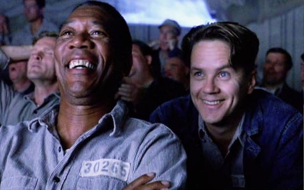 Morgan Freeman and Tim Robbins in "The Shawshank Redemption"<p>Columbia Pictures</p>