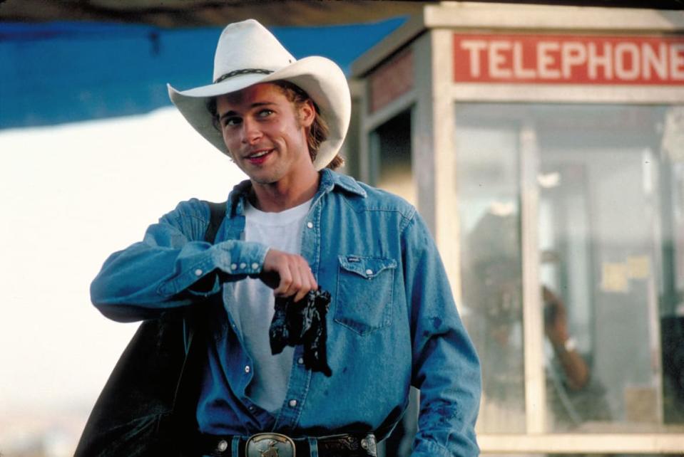 <div class="inline-image__caption"><p>Brad Pitt in "Thelma and Louise." </p></div> <div class="inline-image__credit">Alamy</div>