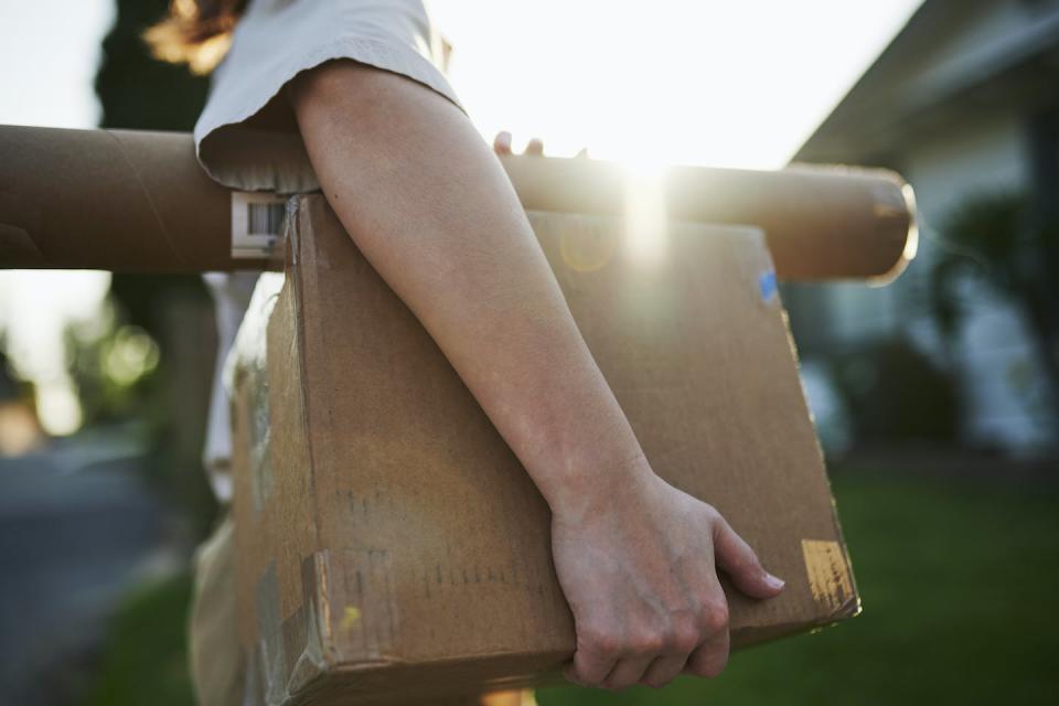 The U.S. Postal Service partnered with Amazon for Sunday deliveries. <a href="https://www.gettyimages.com/detail/photo/woman-delivering-packages-in-residential-royalty-free-image/1280235764?phrase=mailman&adppopup=true" rel="nofollow noopener" target="_blank" data-ylk="slk:The Good Brigade/Digital Vision via Getty Images;elm:context_link;itc:0;sec:content-canvas" class="link ">The Good Brigade/Digital Vision via Getty Images</a>