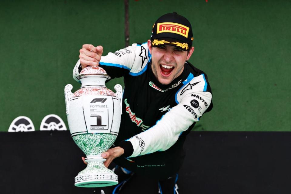 Alpine are after more F1 wins, like this one from Ocon (Getty Images)