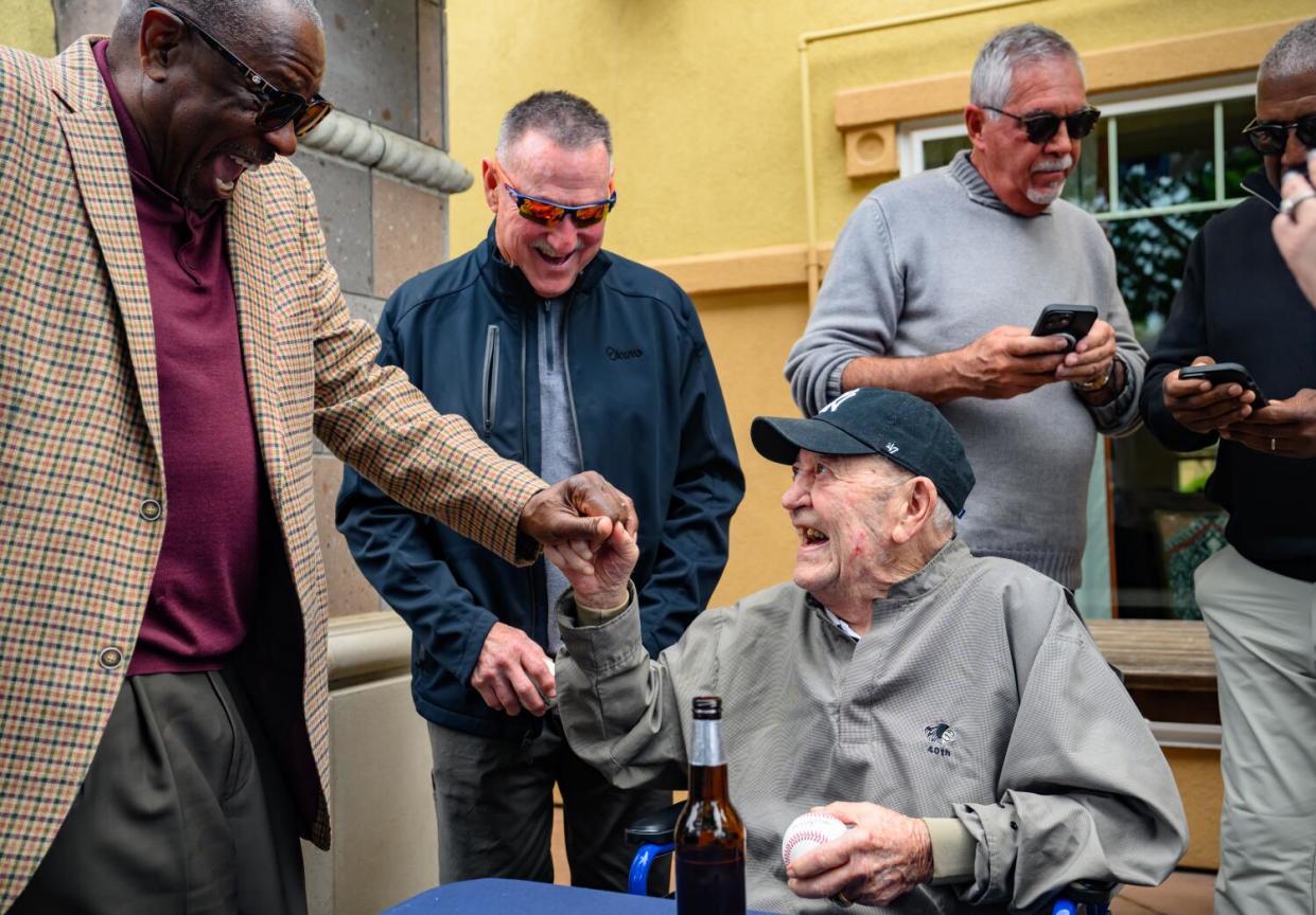 Art Schallock speaks with former MLB coach and player Dusty Baker.