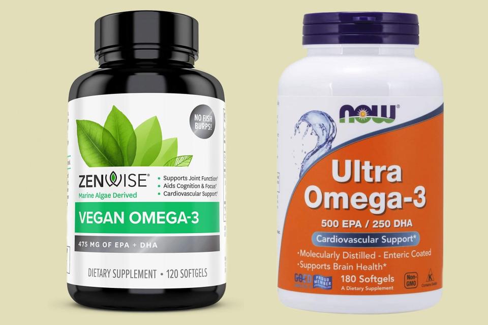 NOW Foods Ultra Omega-3 and Zenwise Vegan Omega-3 Supplement