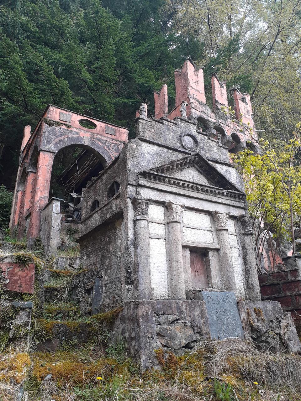 Ruined temples are concealed in the undergrowth