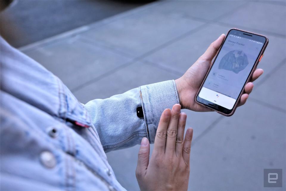 Google Jacquard and Levis Smart Trucker jacket hands-on